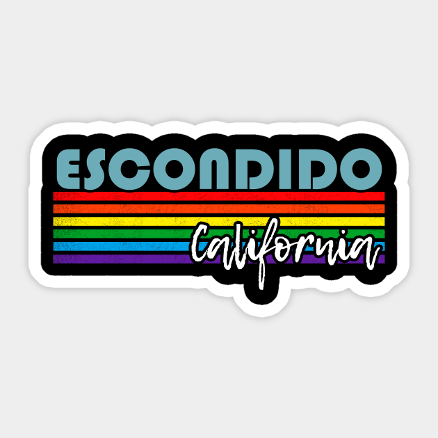 Escondido California Pride Shirt Escondido LGBT Gift LGBTQ Supporter